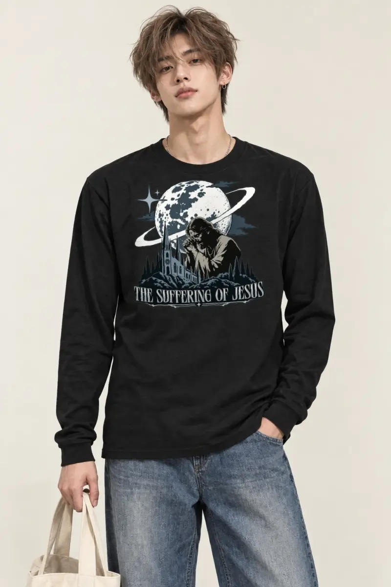 "The Suffering Of Jesus" Unisex Longsleeve T-shirt
