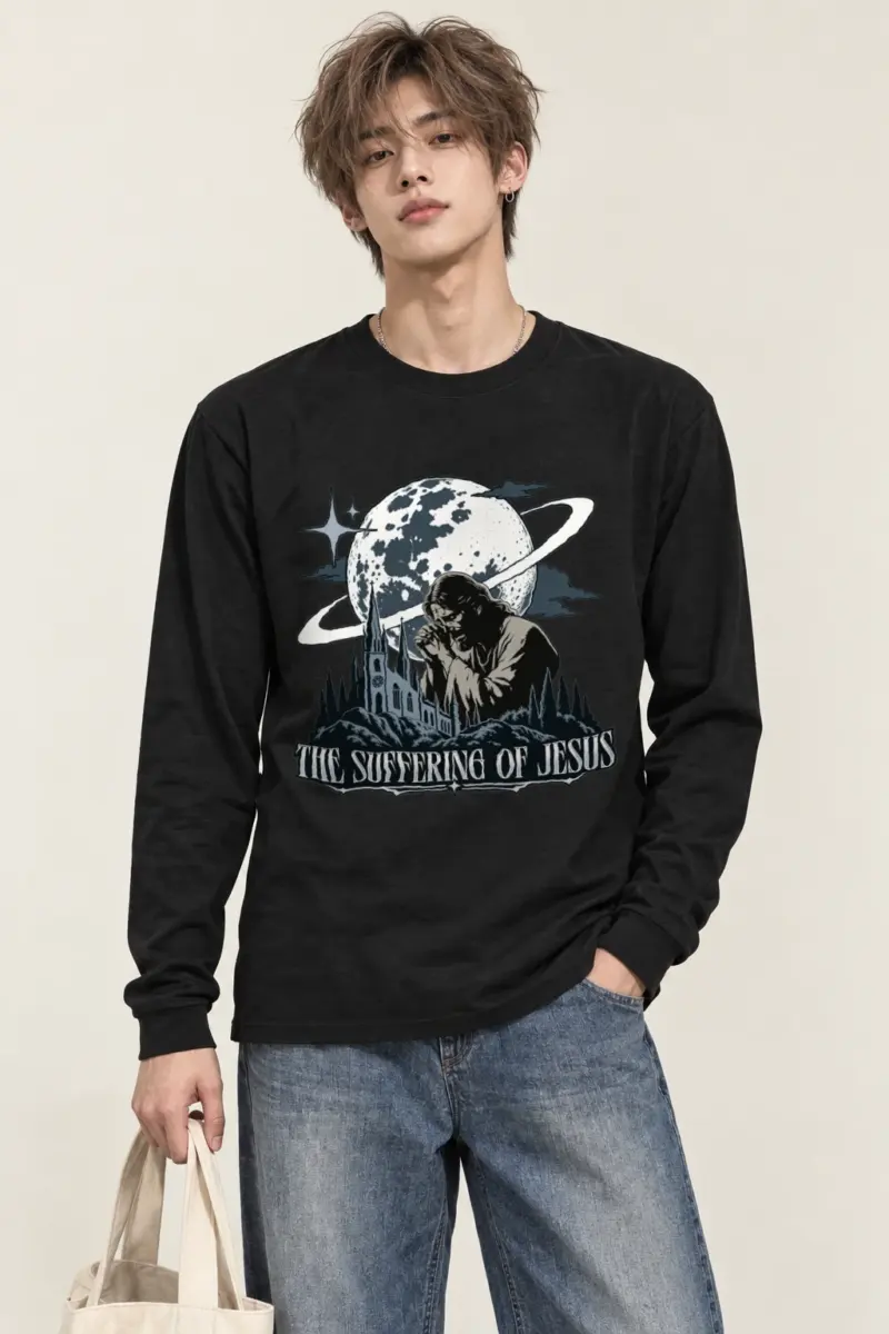 "The Suffering Of Jesus" Unisex Longsleeve T-shirt