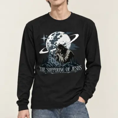 "The Suffering Of Jesus" Unisex Longsleeve T-shirt