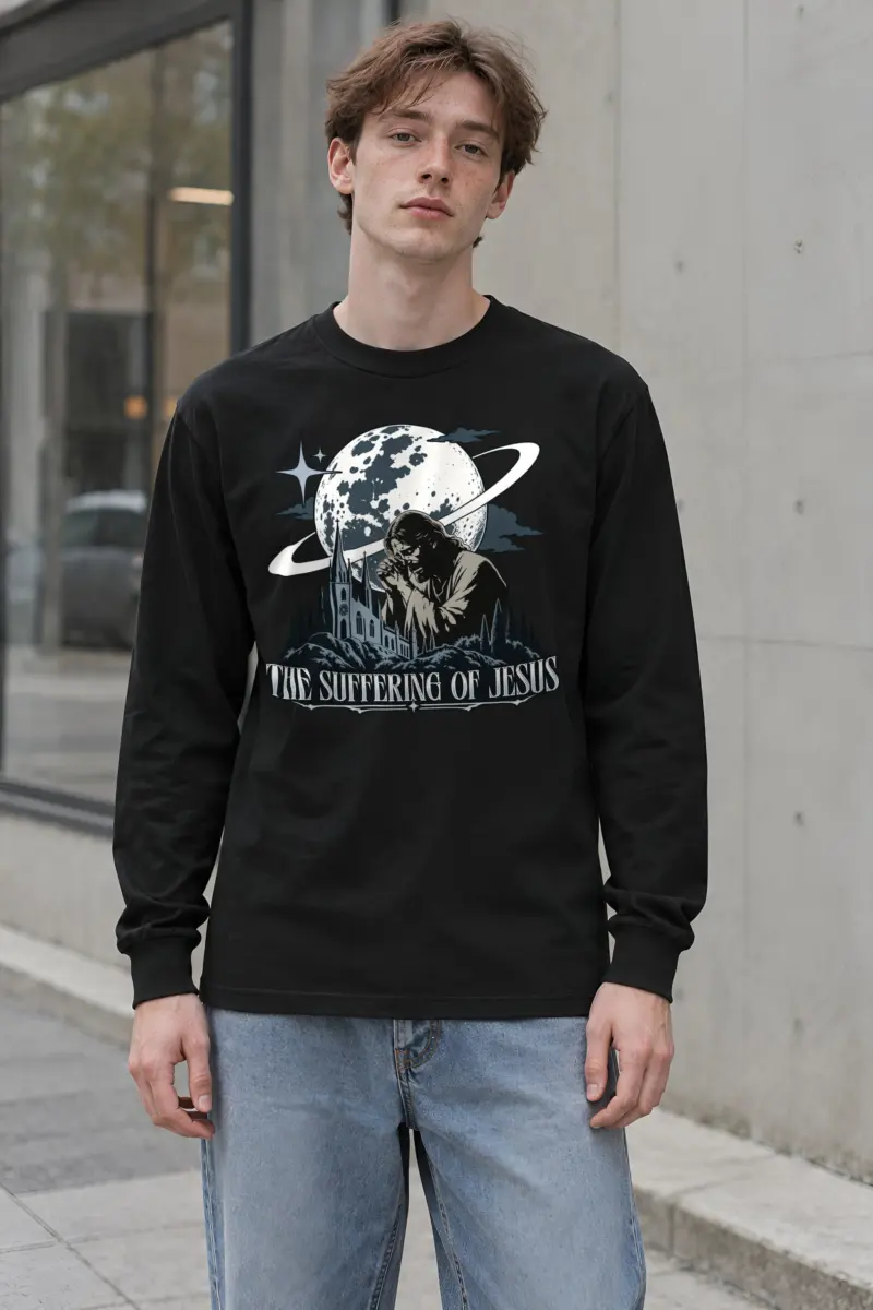 "The Suffering Of Jesus" Unisex Longsleeve T-shirt