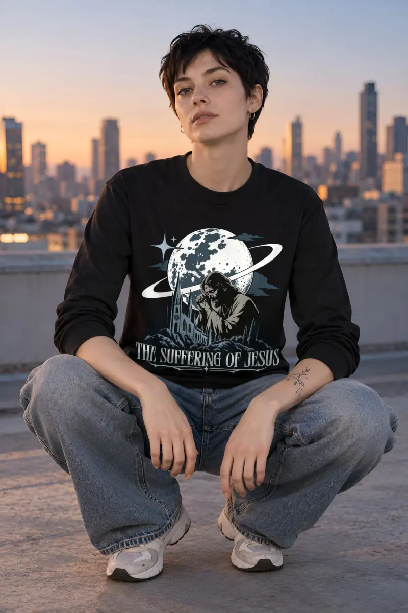 "The Suffering Of Jesus" Unisex Longsleeve T-shirt