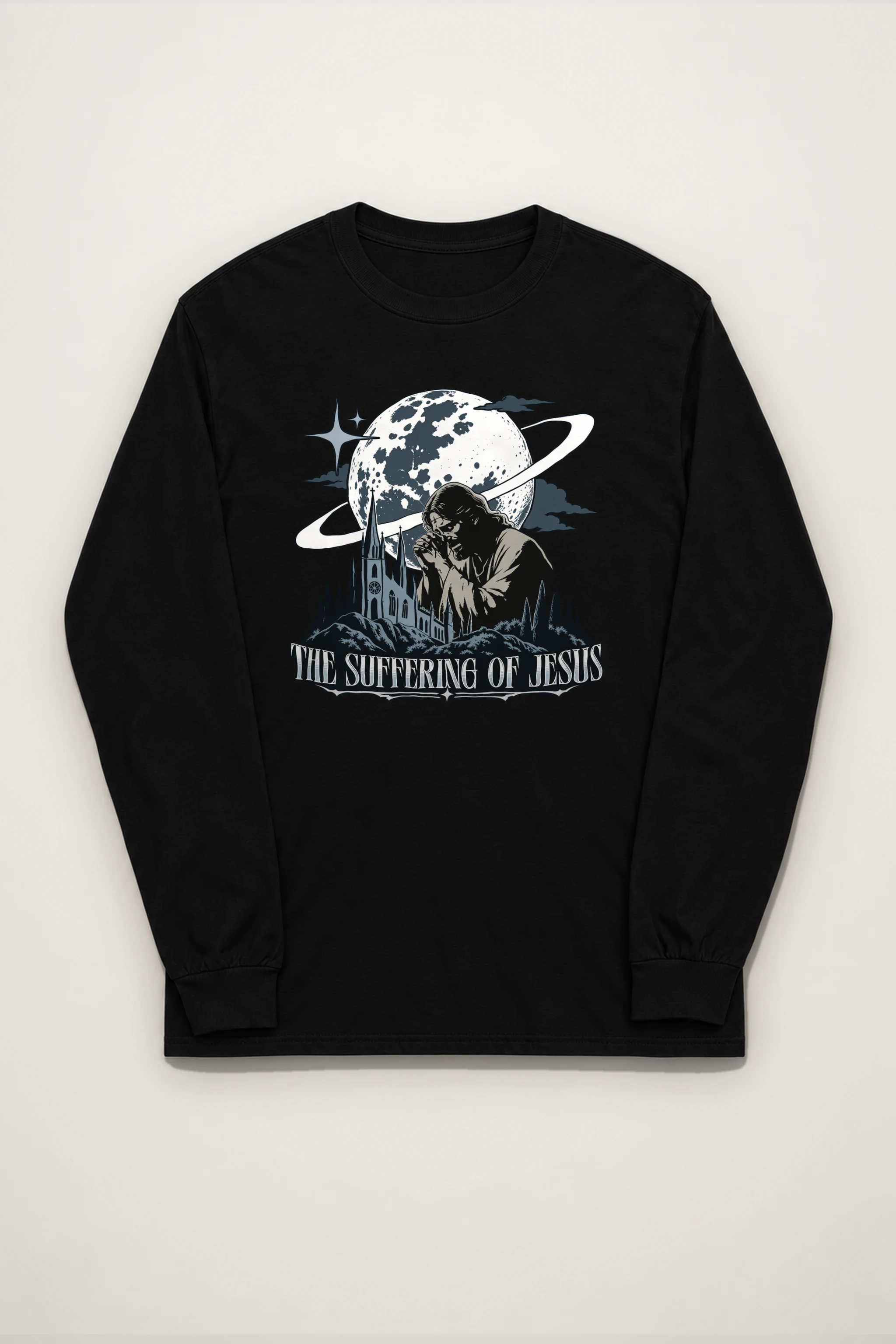 "The Suffering Of Jesus" Unisex Longsleeve T-shirt