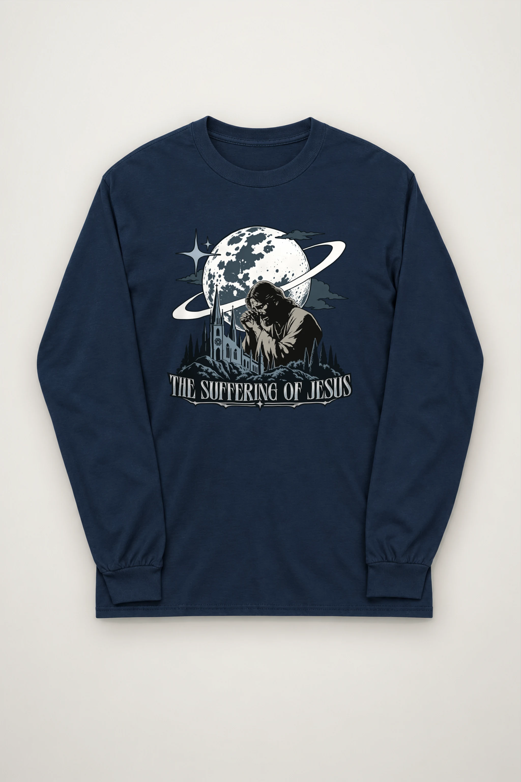 "The Suffering Of Jesus" Unisex Longsleeve T-shirt