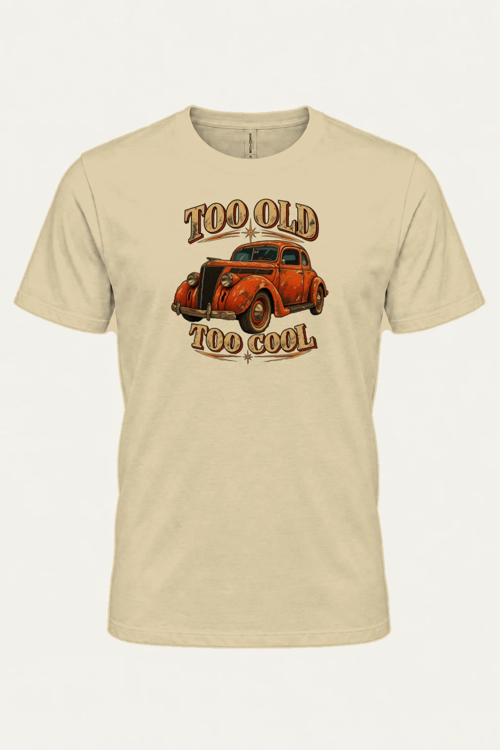 "Too Old Too Cool" Heavyweight Unisex Crewneck T-shirt | Gildan 5000