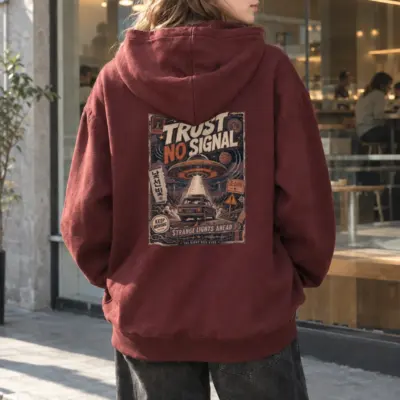 “Trust no signal” Heavy Blend Unisex Pullover Hoodie | Gildan 18500