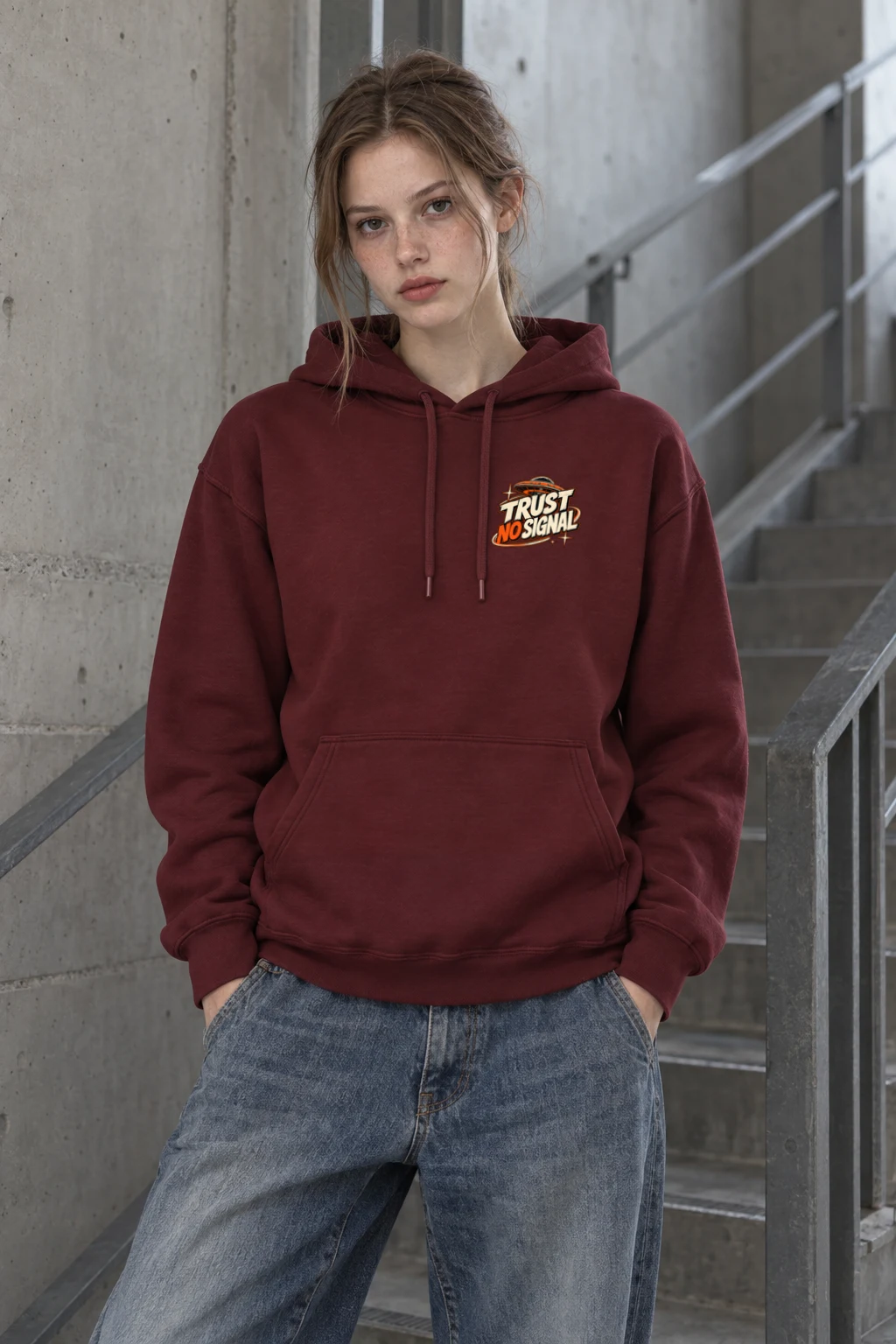 "Trust no signal" Heavy Blend Unisex Pullover Hoodie