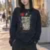 “Vintage Seoul Street” Unisex Longsleeve T-shirt | Gildan 2400
