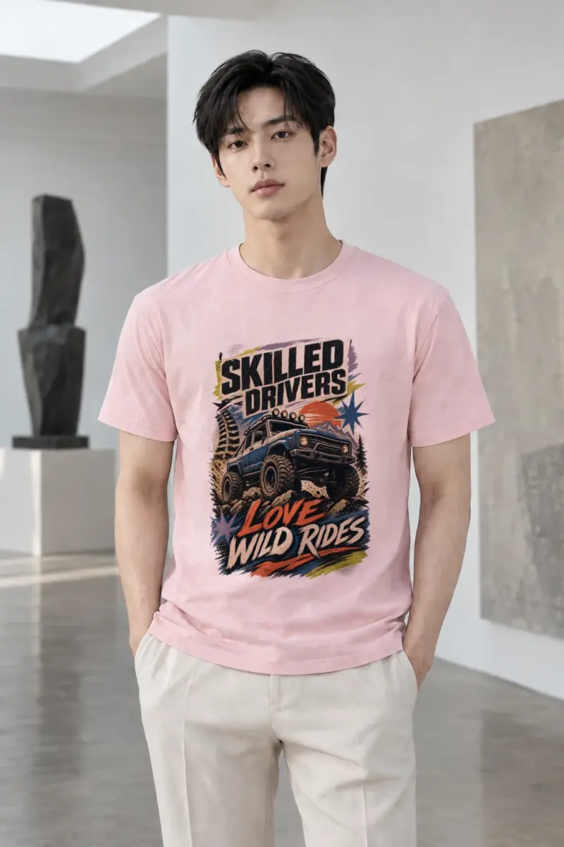 "Wild Rides" Heavyweight Unisex Crewneck T-shirt | Gildan 5000