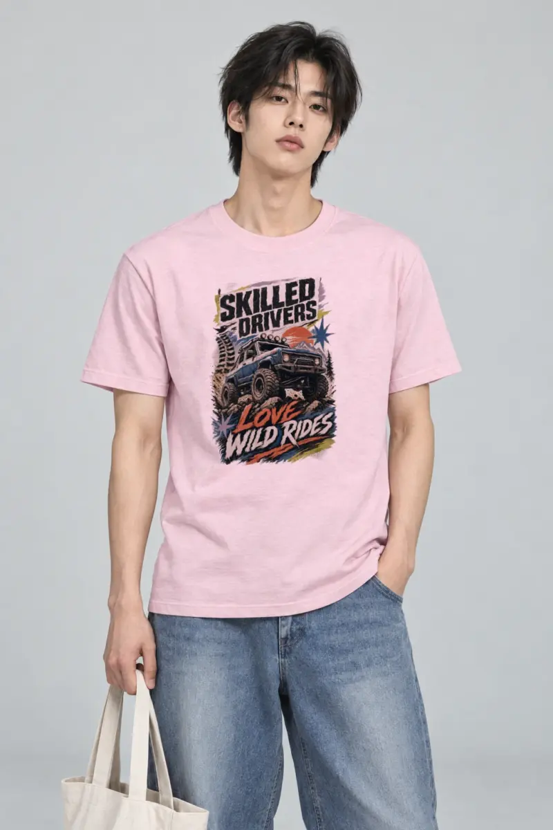 "Wild Rides" Heavyweight Unisex Crewneck T-shirt