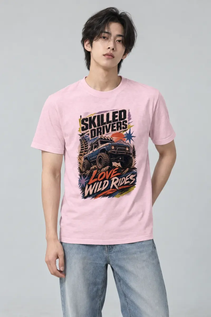"Wild Rides" Heavyweight Unisex Crewneck T-shirt
