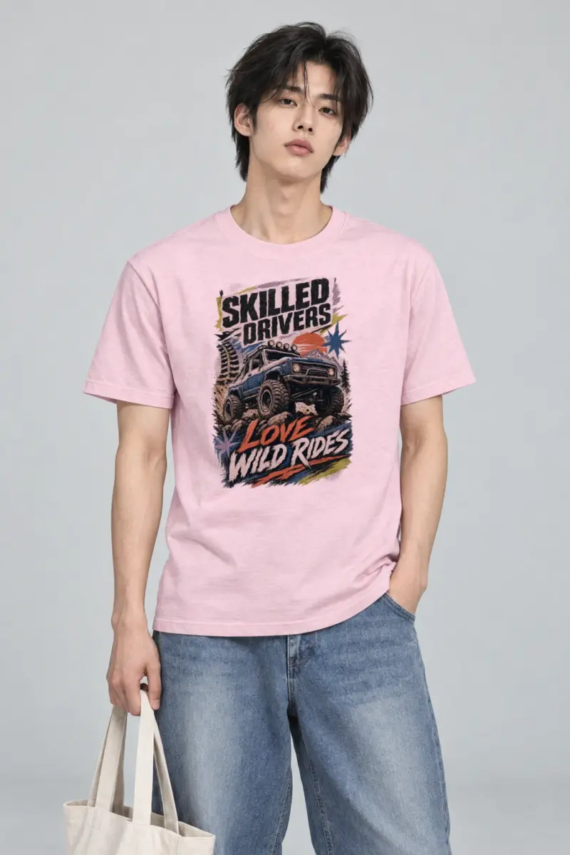 "Wild Rides" Heavyweight Unisex Crewneck T-shirt
