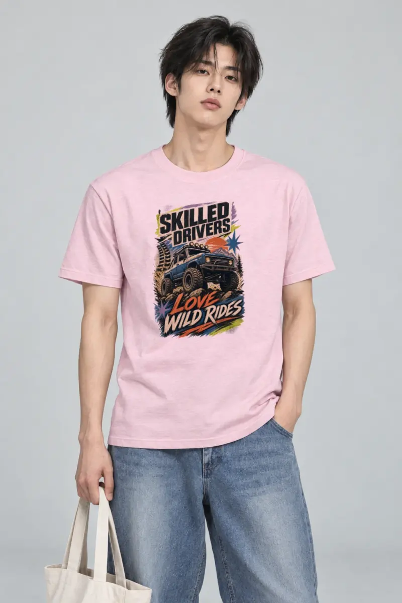 "Wild Rides" Heavyweight Unisex Crewneck T-shirt