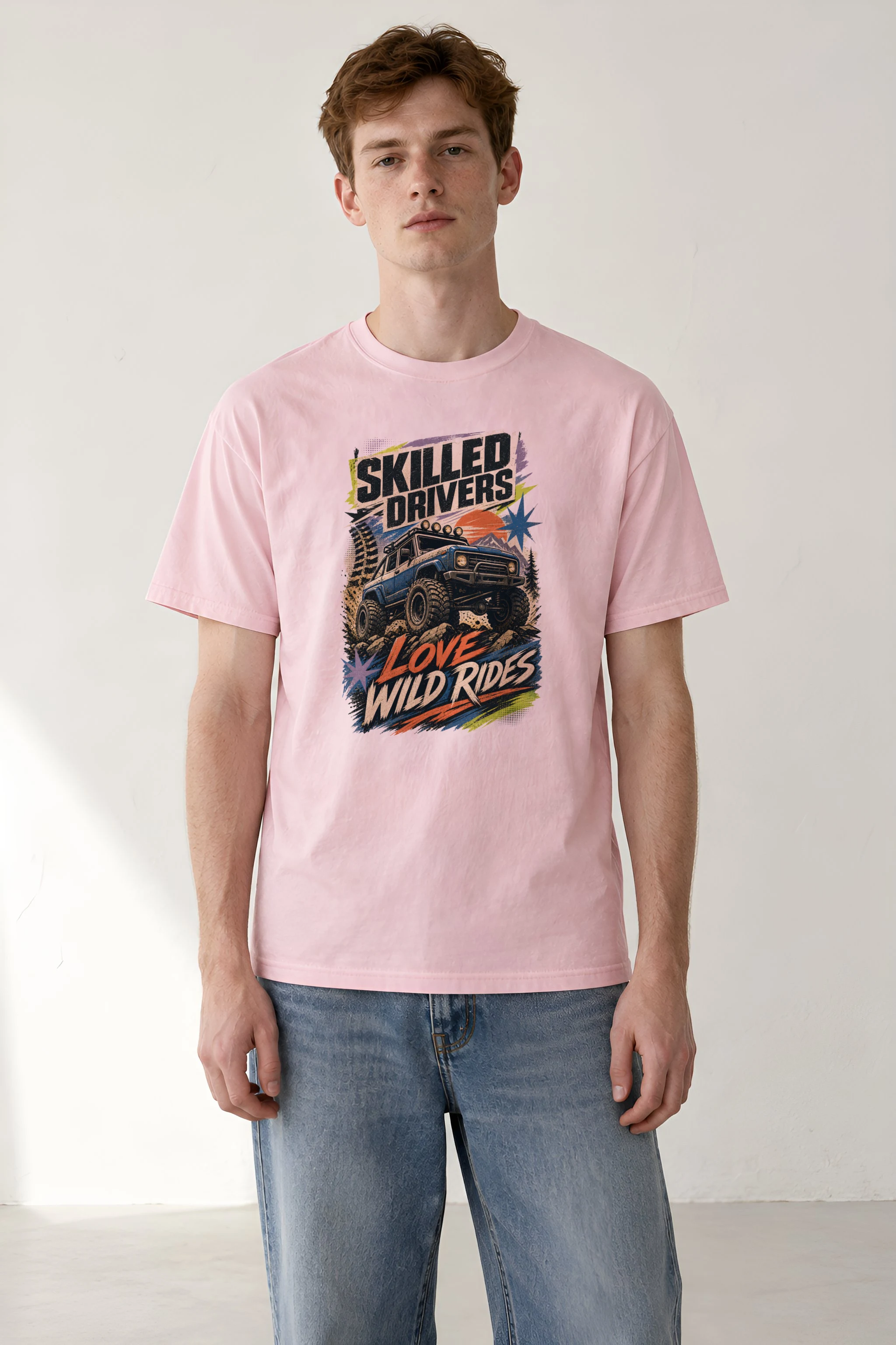 "Wild Rides" Heavyweight Unisex Crewneck T-shirt