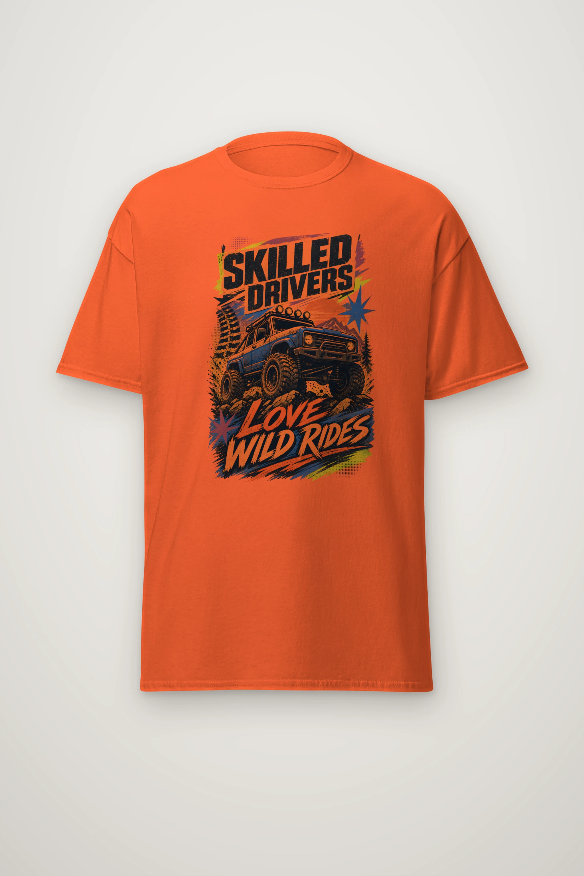 "Wild Rides" Heavyweight Unisex Crewneck T-shirt