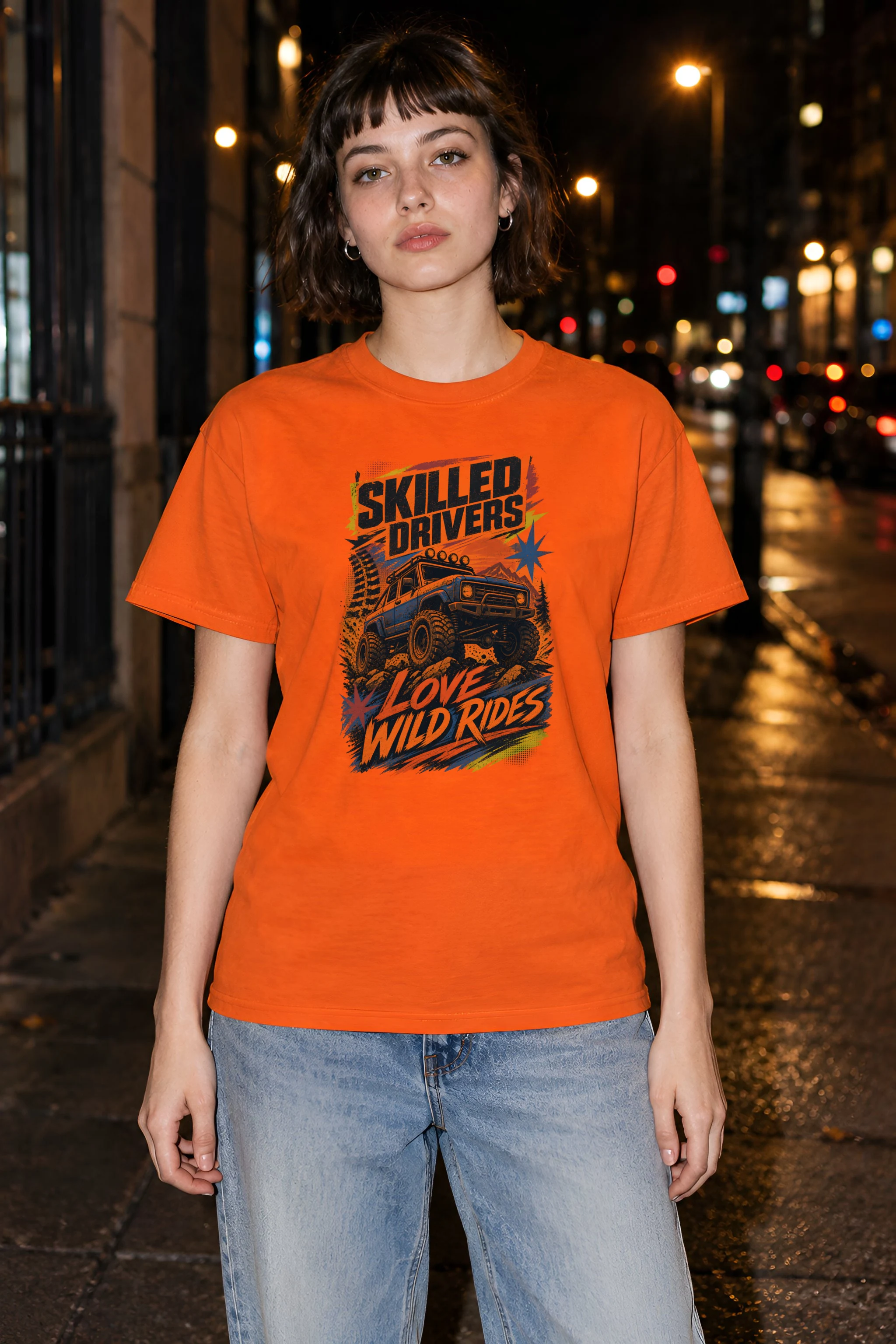 "Wild Rides" Heavyweight Unisex Crewneck T-shirt