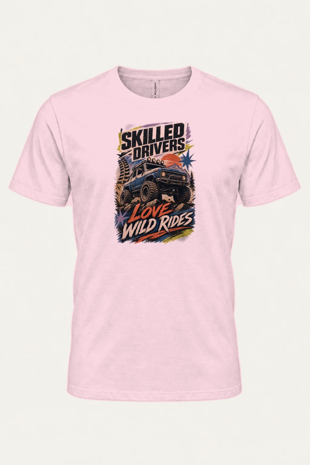 "Wild Rides" Heavyweight Unisex Crewneck T-shirt | Gildan 5000