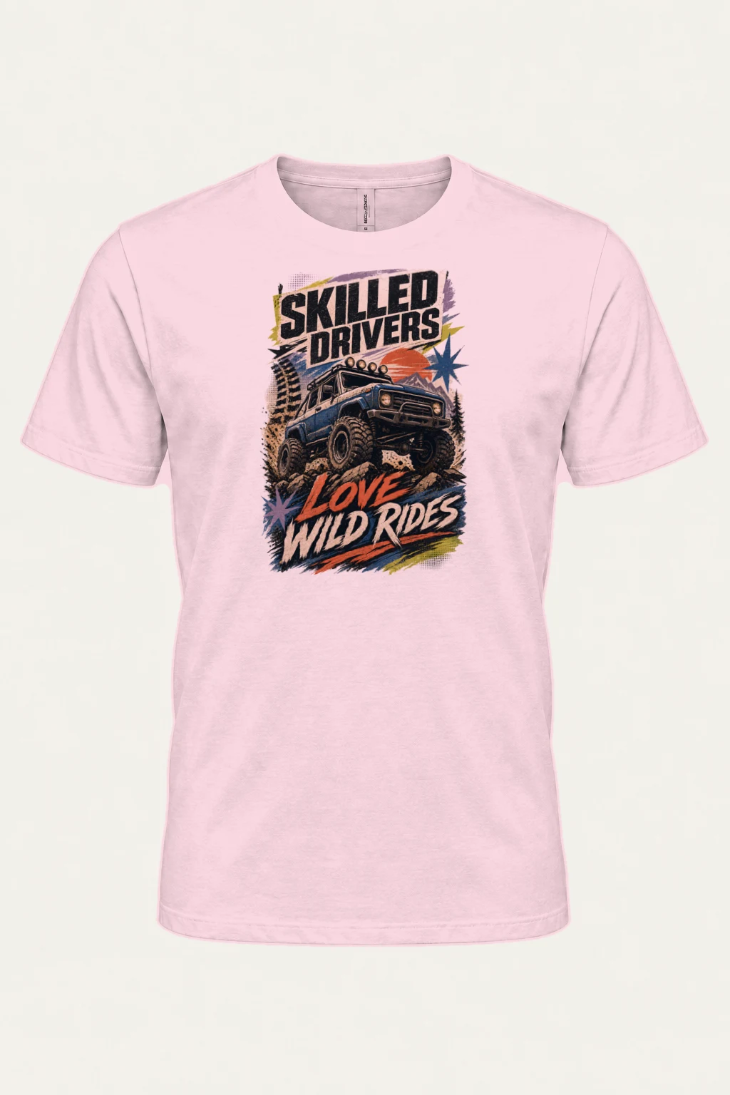 "Wild Rides" Heavyweight Unisex Crewneck T-shirt | Gildan 5000
