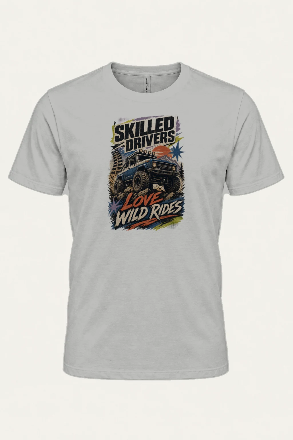 "Wild Rides" Heavyweight Unisex Crewneck T-shirt | Gildan 5000