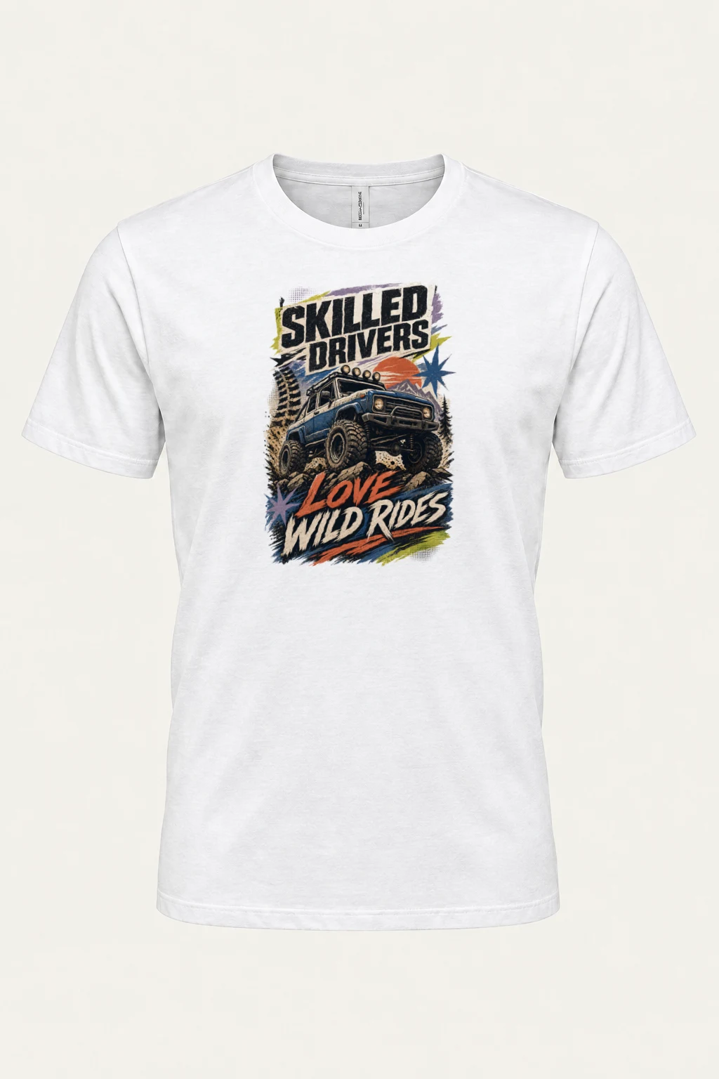 "Wild Rides" Heavyweight Unisex Crewneck T-shirt | Gildan 5000
