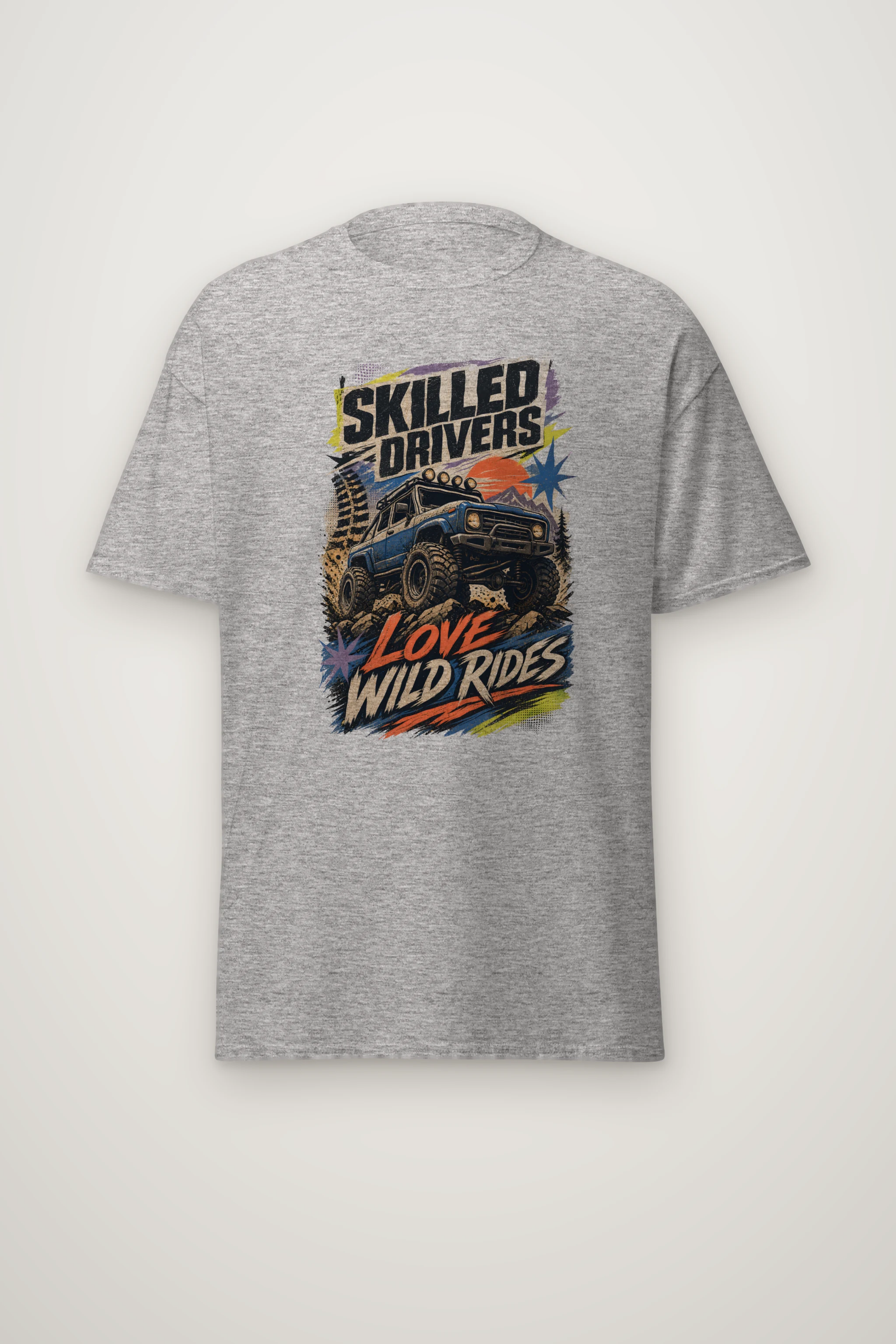"Wild Rides" Heavyweight Unisex Crewneck T-shirt