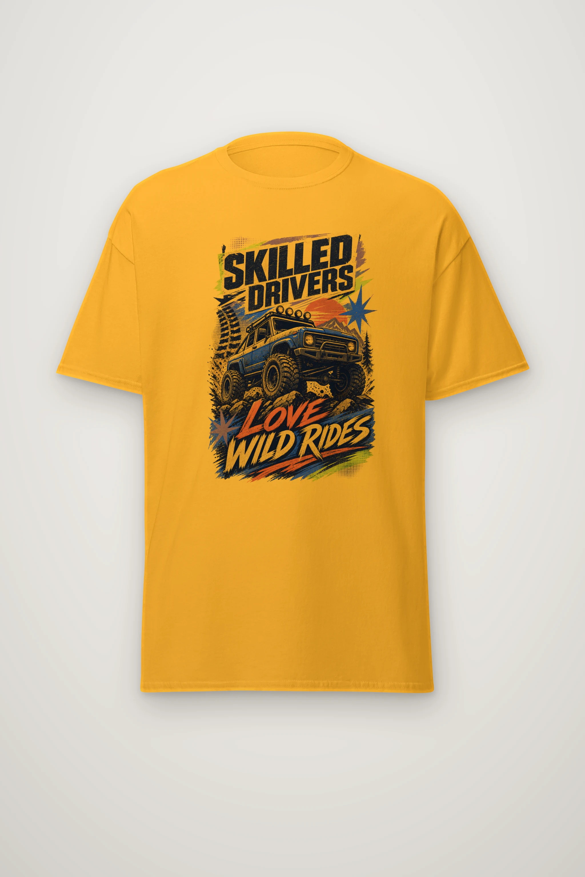 "Wild Rides" Heavyweight Unisex Crewneck T-shirt
