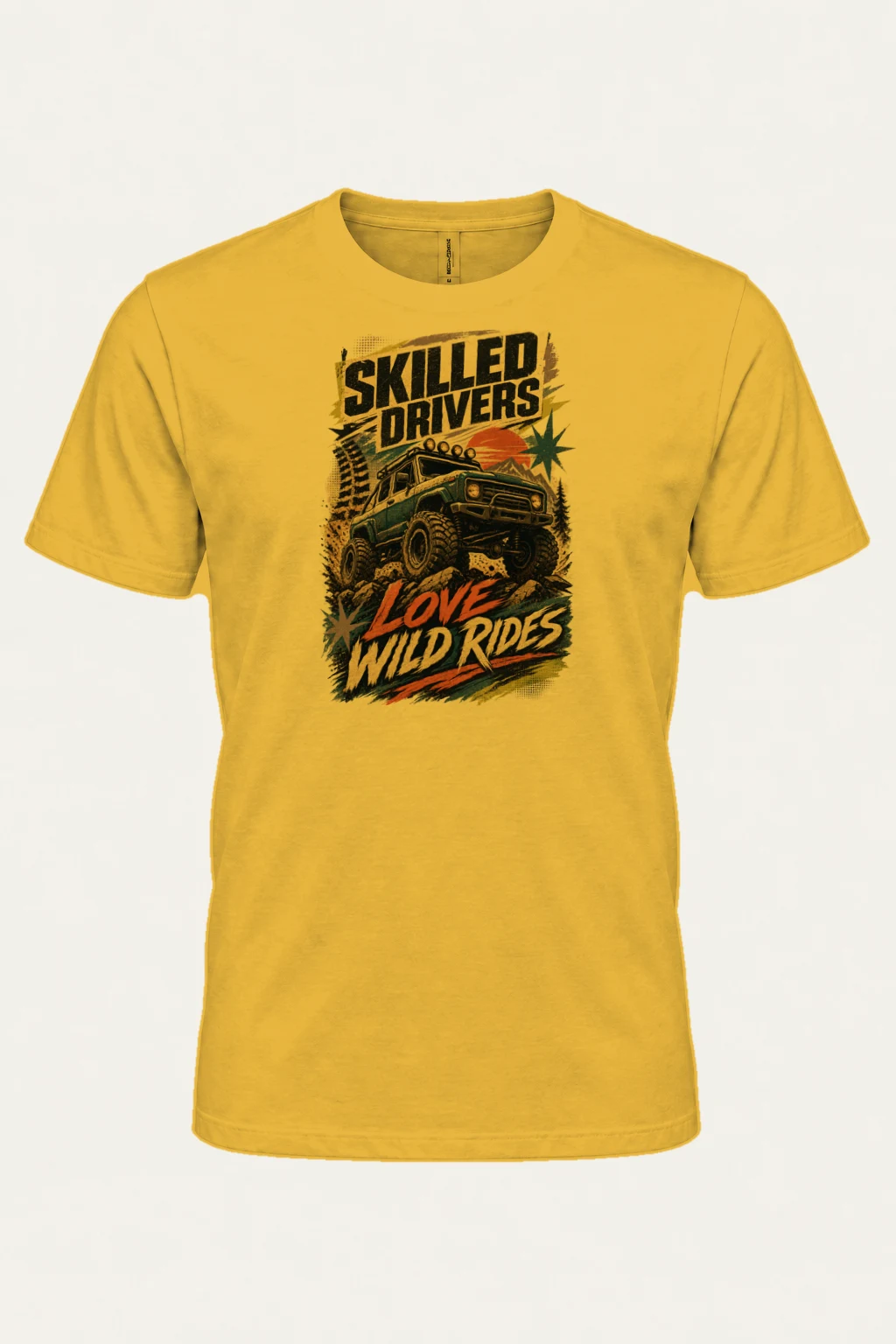 "Wild Rides" Heavyweight Unisex Crewneck T-shirt | Gildan 5000