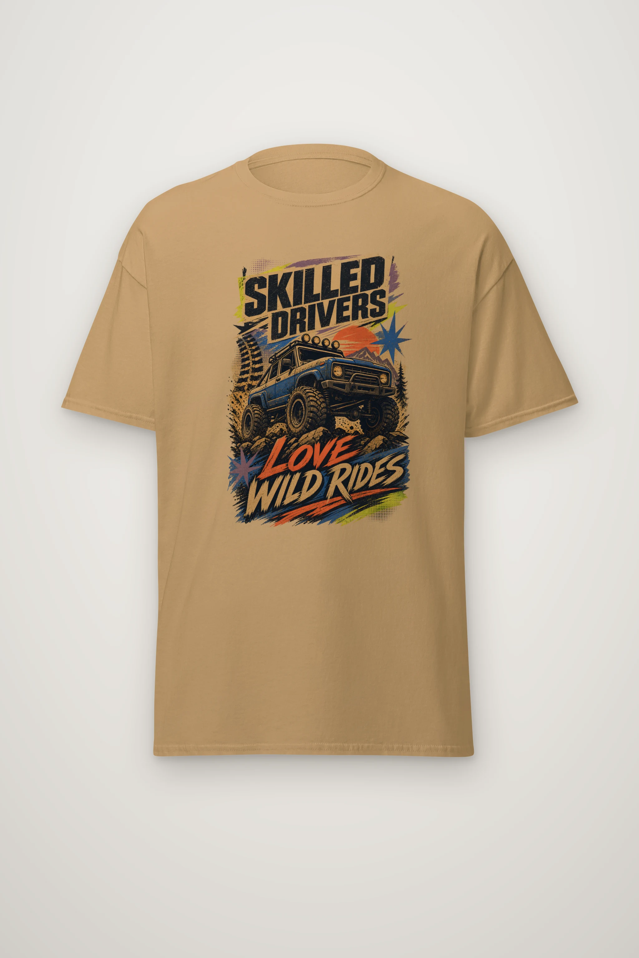 "Wild Rides" Heavyweight Unisex Crewneck T-shirt