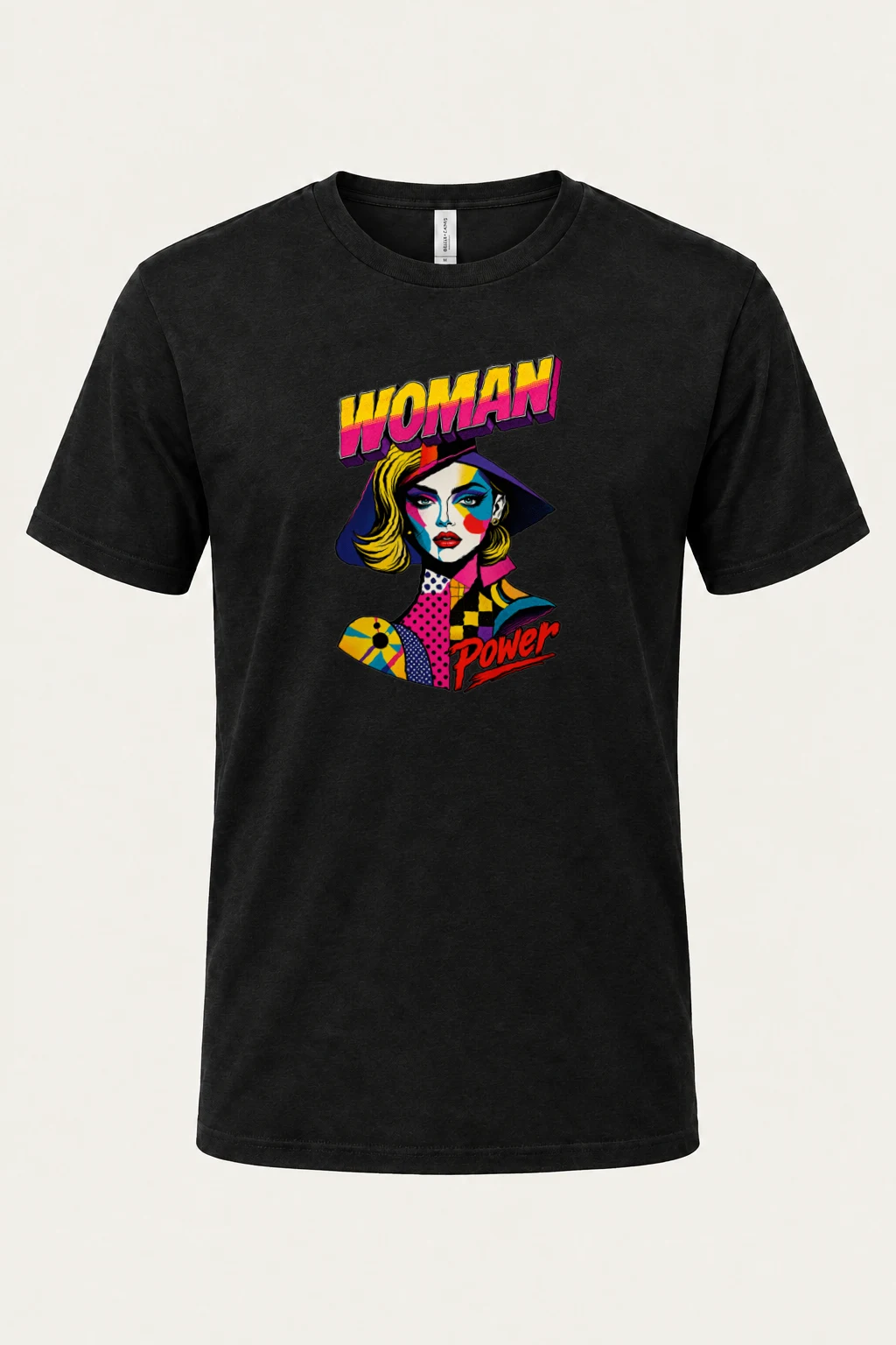 "Woman Power" Heavyweight Unisex Crewneck T-shirt | Gildan 5000