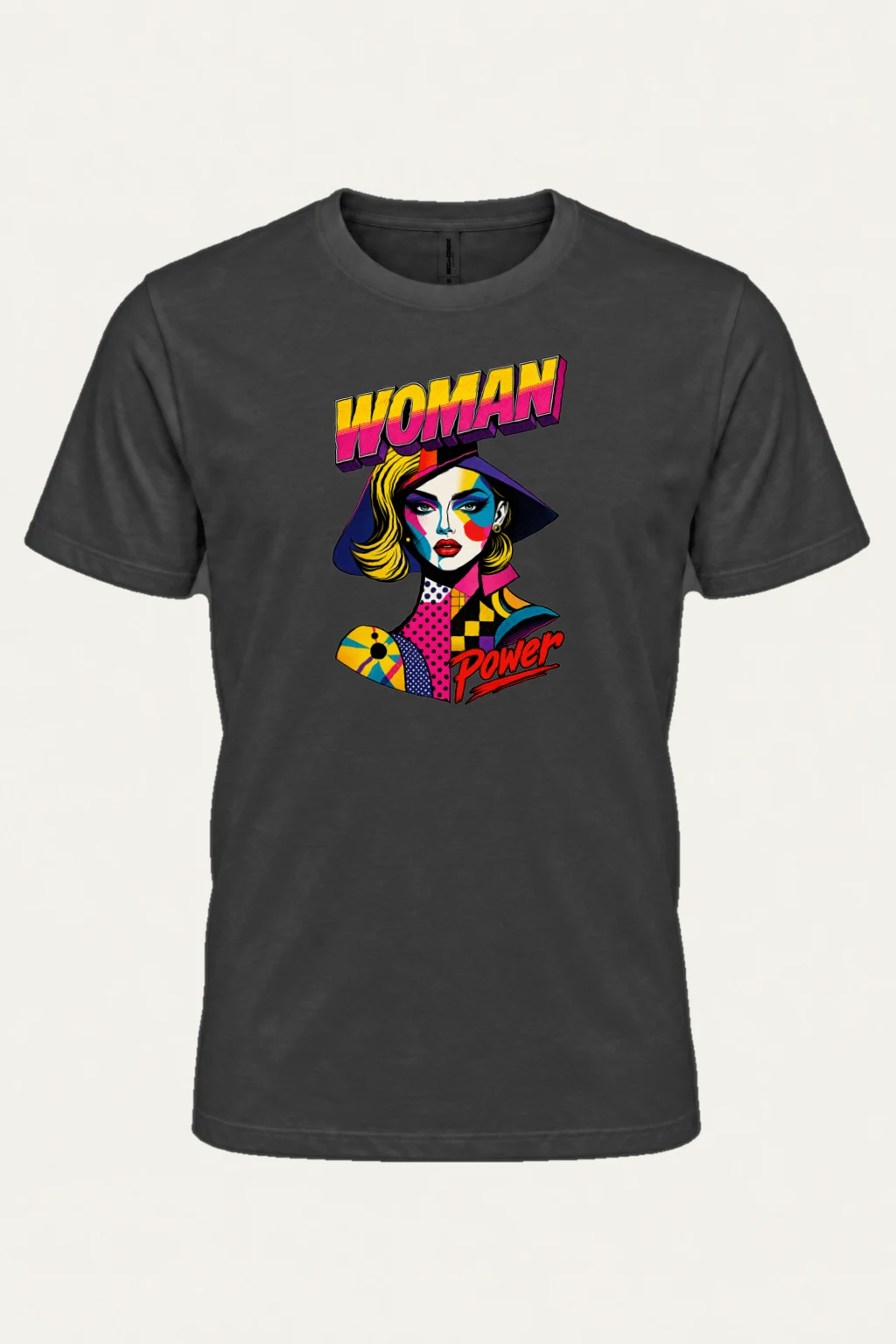 "Woman Power" Heavyweight Unisex Crewneck T-shirt | Gildan 5000