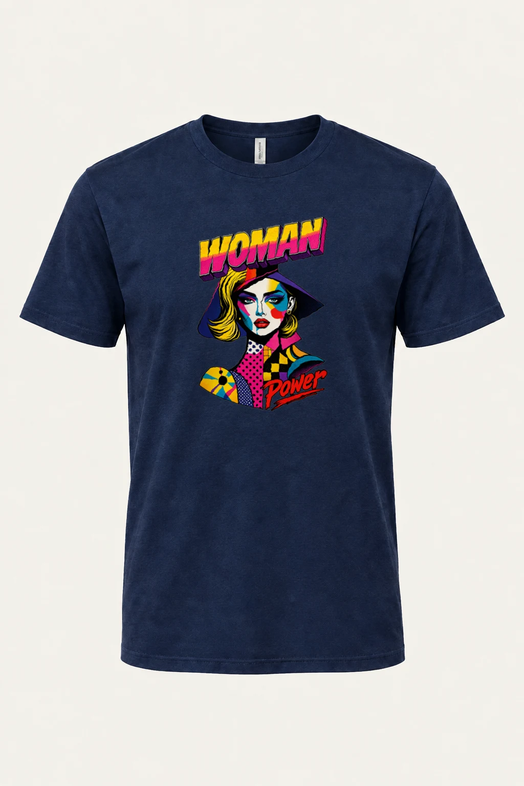 "Woman Power" Heavyweight Unisex Crewneck T-shirt | Gildan 5000
