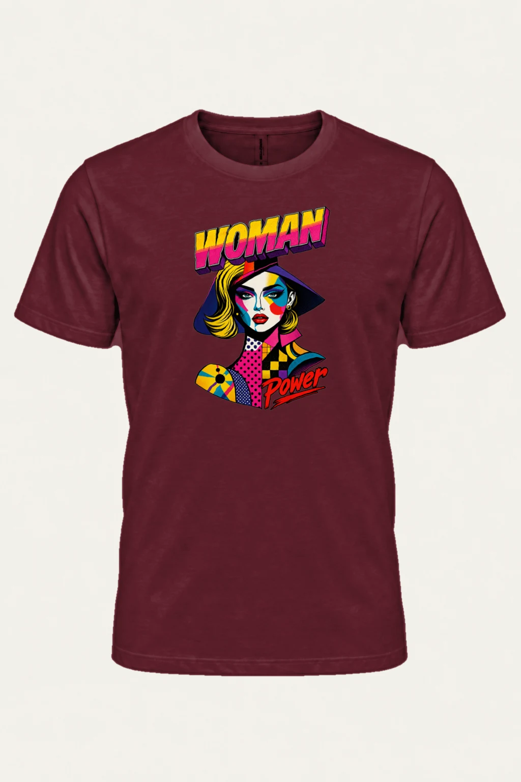 "Woman Power" Heavyweight Unisex Crewneck T-shirt | Gildan 5000