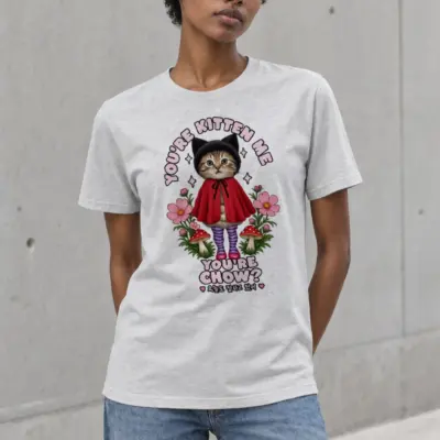 "You're Kitten Me" Heavyweight Unisex Crewneck T-shirt | Gildan 5000