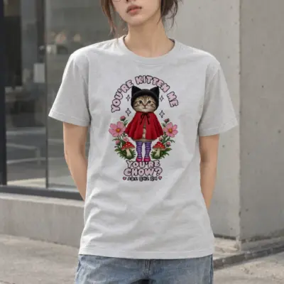 "You're Kitten Me" Heavyweight Unisex Crewneck T-shirt