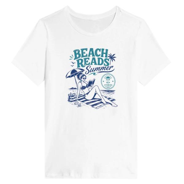“Beach Reads” Women’s Relaxed T-Shirt | Bella + Canvas 6400