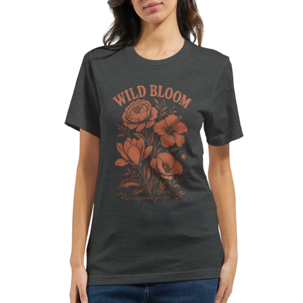 “Wild Bloom” Premium Unisex Crewneck T-shirt | Bella + Canvas 3001
