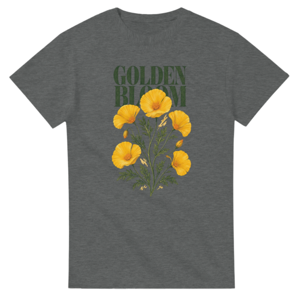 “Golden Bloom” Heavyweight Unisex Crewneck T-shirt | Gildan® 5000