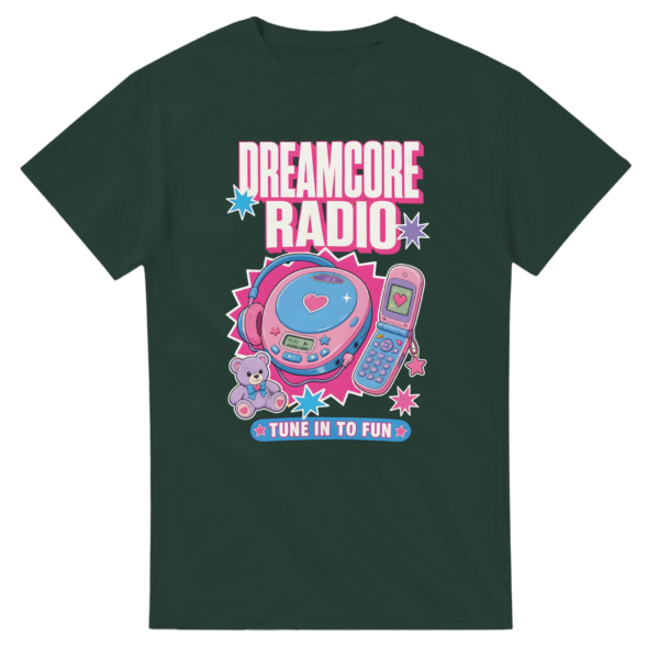 “Dreamcore radio” Heavyweight Unisex Crewneck T-shirt | Gildan® 5000