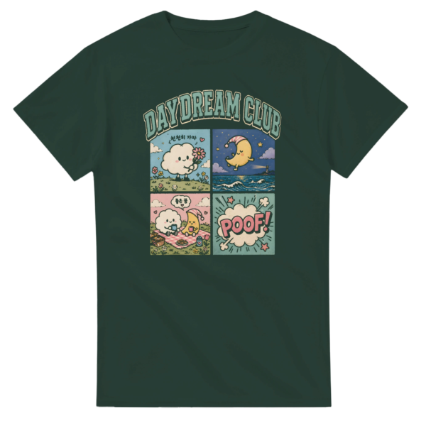 “Daydream Club” Heavyweight Unisex Crewneck T-shirt | Gildan® 5000