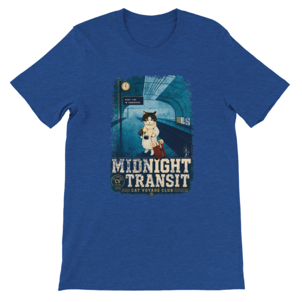 “Midnight transit” Premium Unisex Crewneck T-shirt | Bella + Canvas 3001