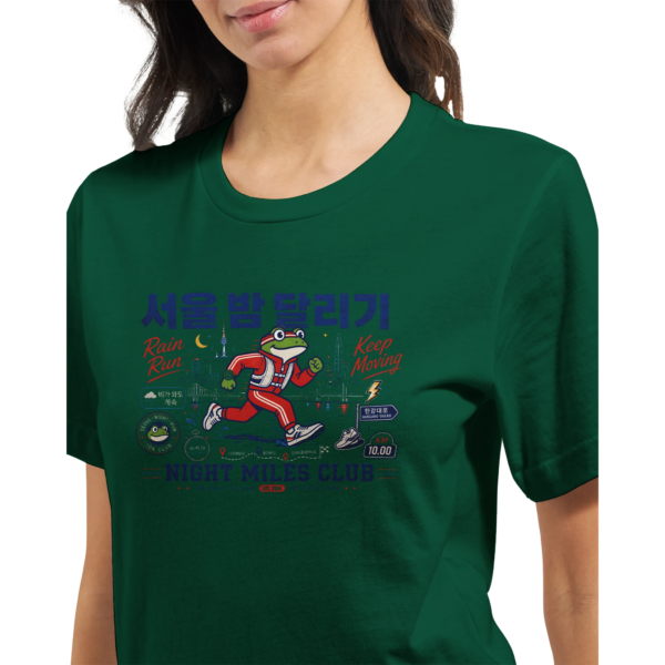 “Night miles club” Premium Unisex Crewneck T-shirt | Bella + Canvas 3001