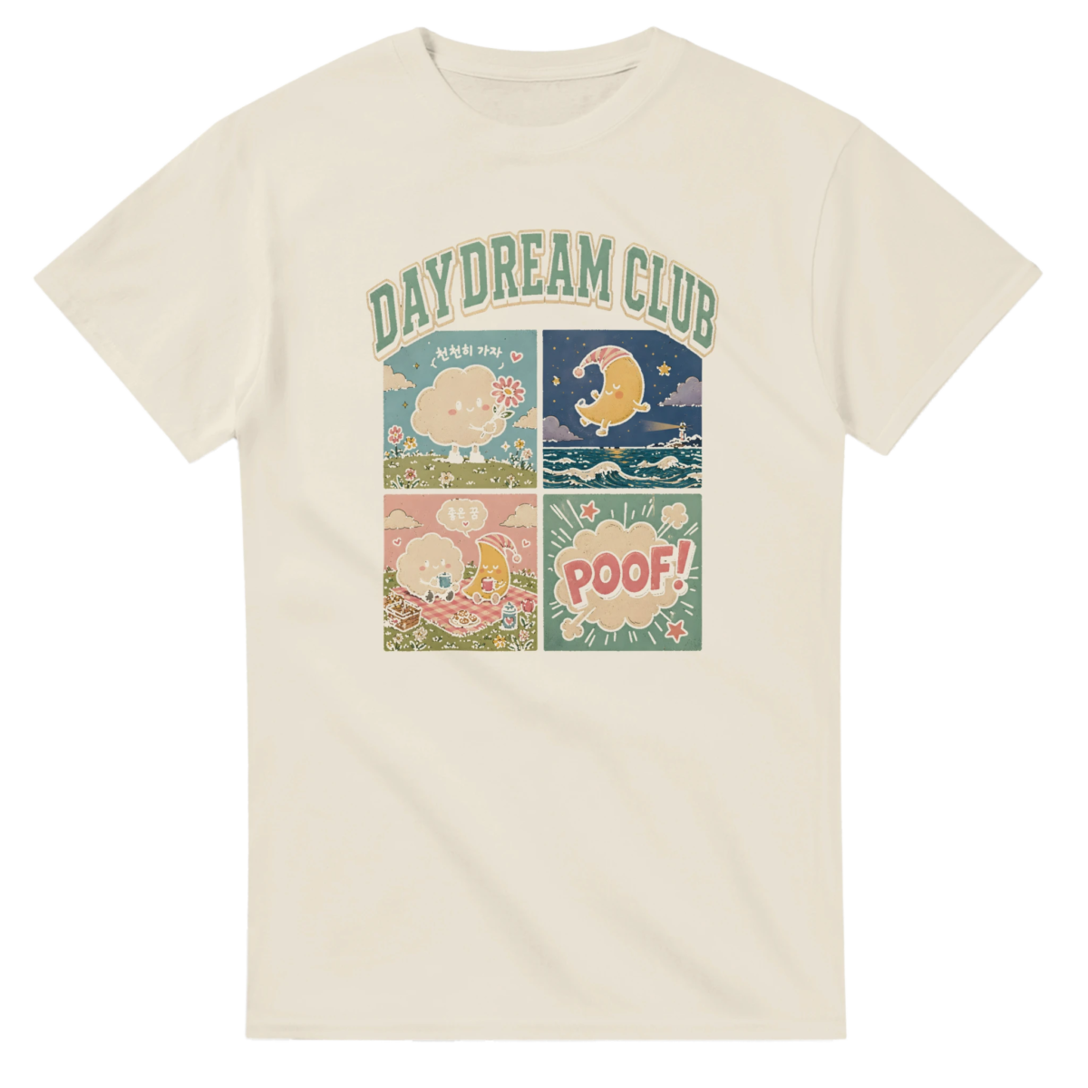 "Daydream Club" Heavyweight Unisex Crewneck T-shirt | Gildan® 5000
