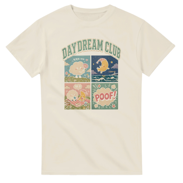 “Daydream Club” Heavyweight Unisex Crewneck T-shirt | Gildan® 5000