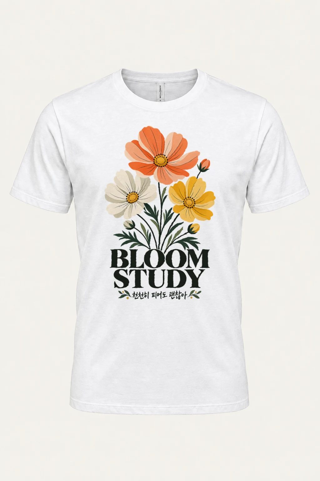 "Bloom Study" Heavyweight Unisex Crewneck T-shirt