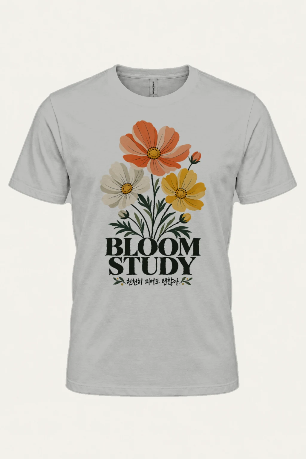 "Bloom Study" Heavyweight Unisex Crewneck T-shirt