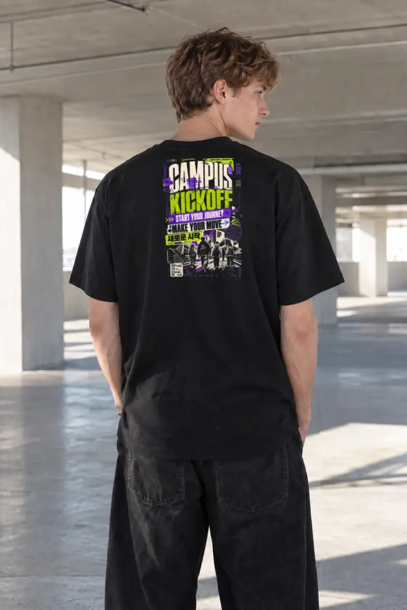 "Campus kickoff" Classic Unisex Crewneck T-shirt | Gildan® 64000
