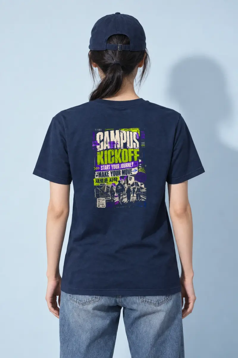 "Campus kickoff" Heavyweight Unisex Crewneck T-shirt