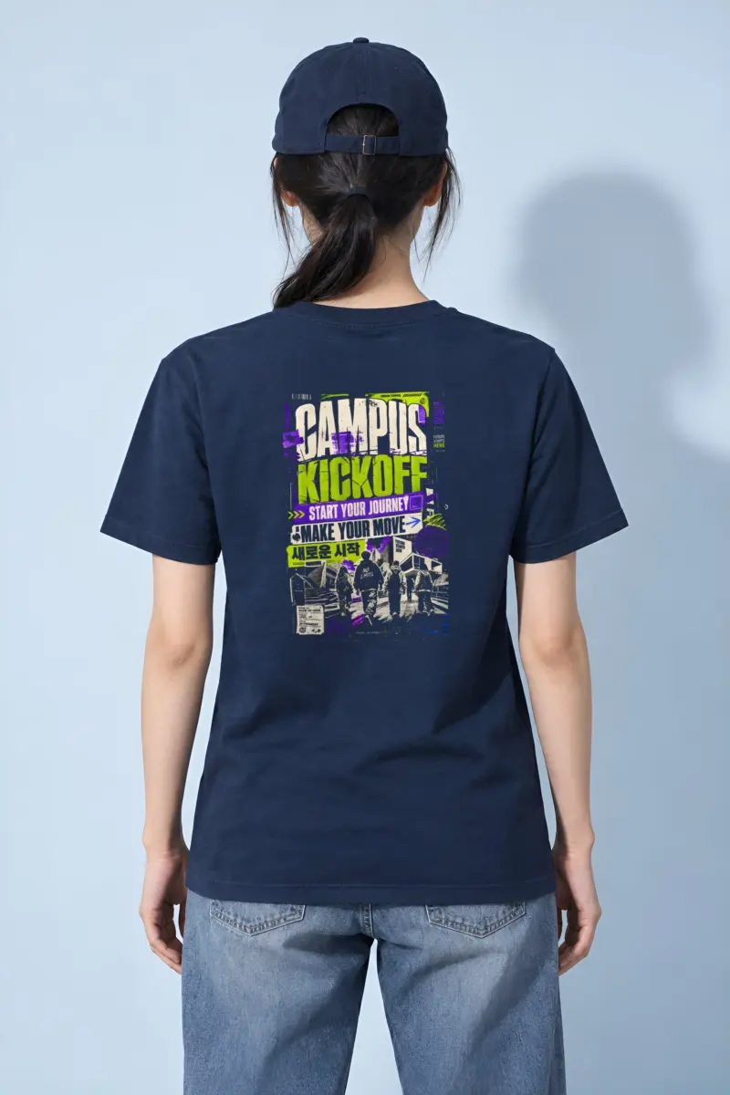 "Campus kickoff" Heavyweight Unisex Crewneck T-shirt