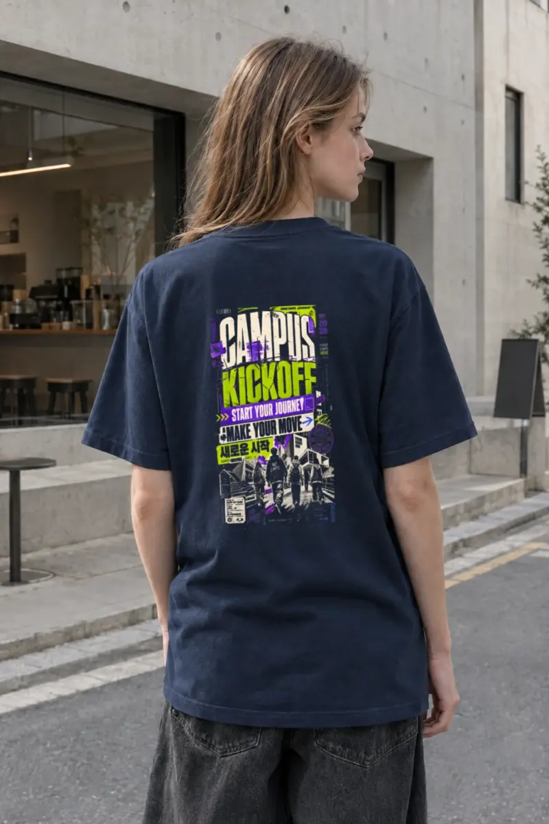 "Campus kickoff" Classic Unisex Crewneck T-shirt | Gildan® 64000