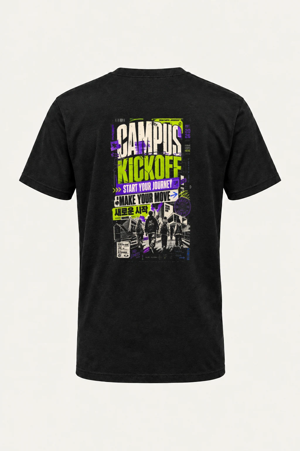 "Campus kickoff" Classic Unisex Crewneck T-shirt | Gildan® 64000