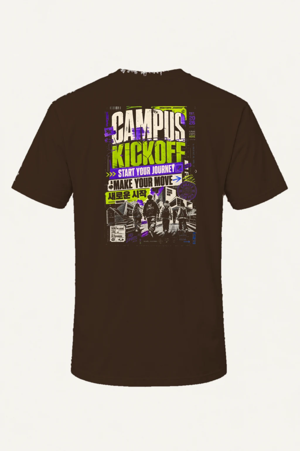 "Campus kickoff" Classic Unisex Crewneck T-shirt | Gildan® 64000